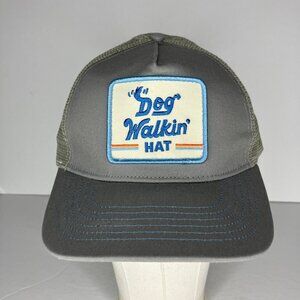 Blue 84 Dog Walkin' Hat Men's Adjustable Gray Mesh Baseball Cap